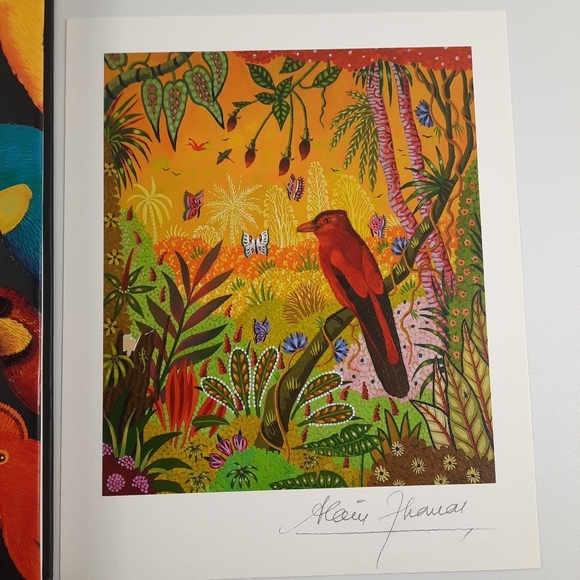 FRENCH BOOK + LITHOGRAPH Signed Alain Thomas Les Oiseaux d'Amerique du Sud Birds - Picture 2 of 14